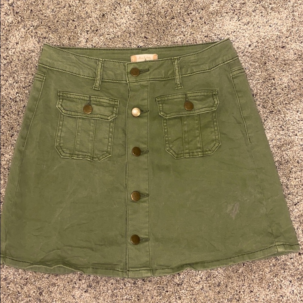 Altar’d State Jean Skirt